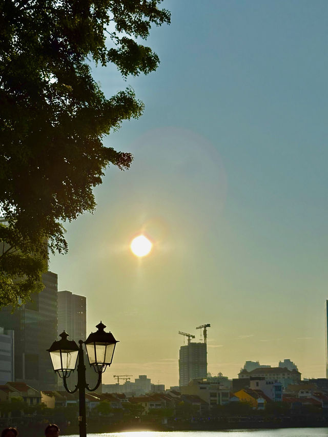 One Sunset, One River, One Cold Beer , One Perfect Singapore Evening