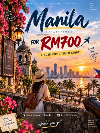 Manila for RM700 ✈️🇵🇭 — saving this 4D3N escape for October.