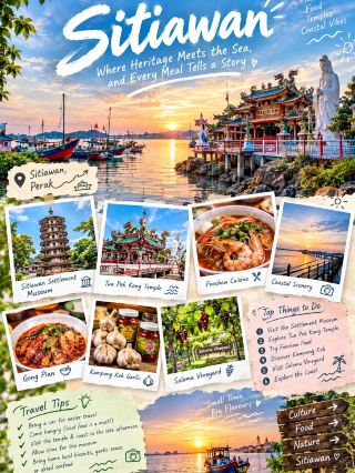 🇲🇾Sitiawan: A Charming Blend of Heritage, Food & Coastal Life 🌿🌊