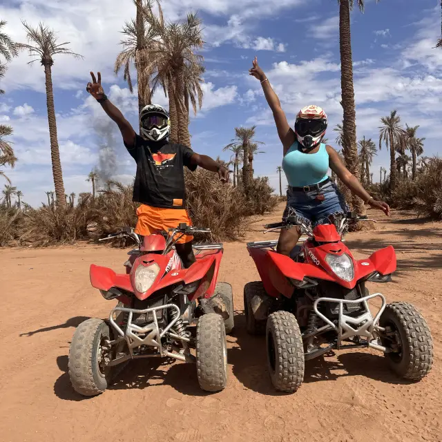 Quad bike and donkey ride