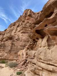 A beautiful canyon in a desert 