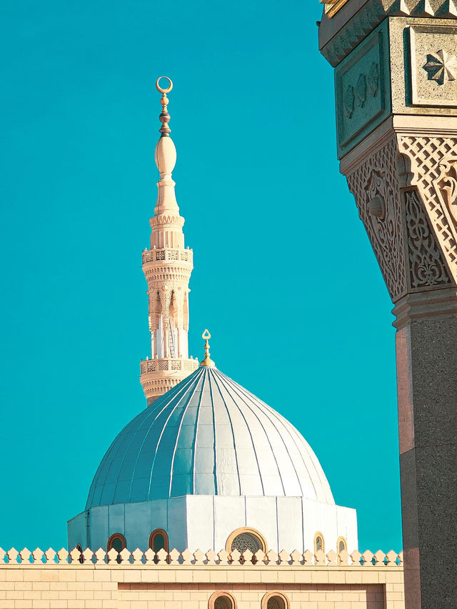 The Sacred Calm Of Madinah At Dusk 🌅