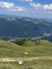 Peles castle and sinaia 2000m mountain 
