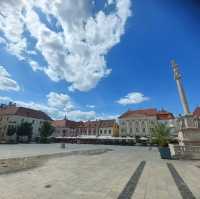 Győr, the city center is nice