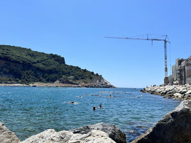 The beach of the portovenere