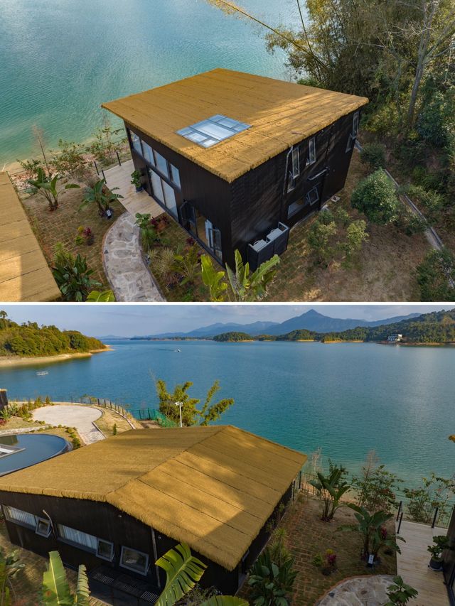 不在國外！真是河源！萬綠湖新開的湖景木屋