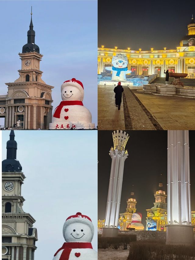爾濱免費雪人打卡