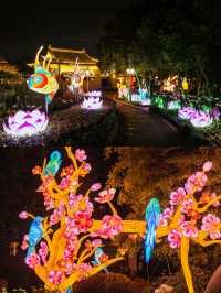 閨蜜遊南京新去處比春日賞花更浪漫的，是夜晚的炫彩花燈