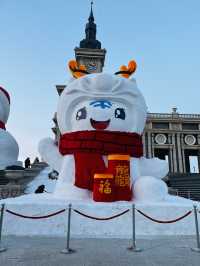 音樂長廊 | 哈爾濱的大雪人也太可愛了吧