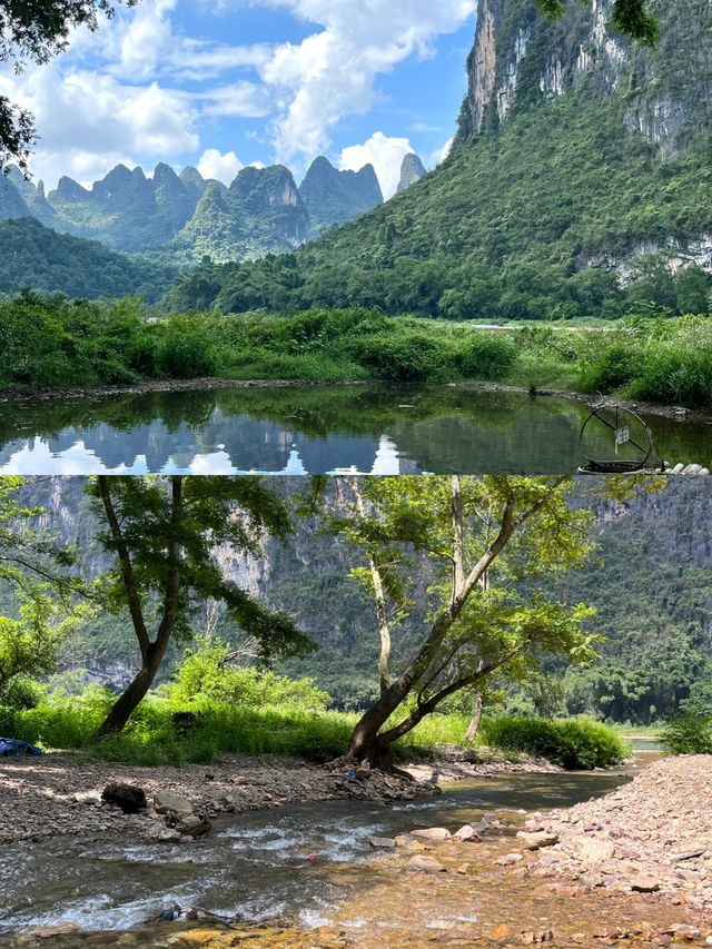 桂林山水甲天下，閉著眼睛拍都是好看的！