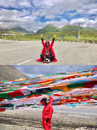 Traveling westward along the Nyenchen Tanglha Mountains, feel the free wind!