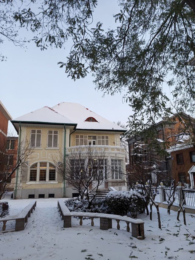 白雪映古建，岁晏尘事歇——雪舞天津老建筑