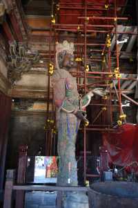 獨樂寺泥塑。