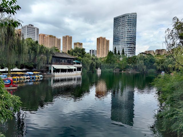 蓮花池公園 尋覓鬧市中的一刻寧靜。
