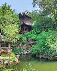 和朋友看景點吃美食  如皋水繪園。