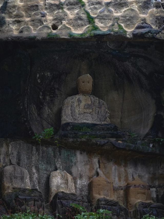 藏於建築工地的「降魔觀音」。
