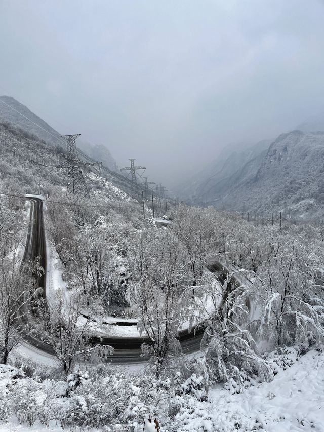 西安秦嶺｜最美不過的第一場雪景