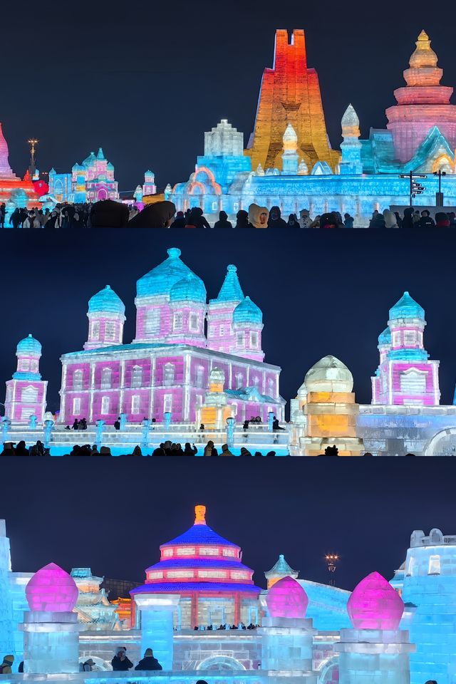 【哈爾濱美景】冬季相約冰雪大世界和鑽石海