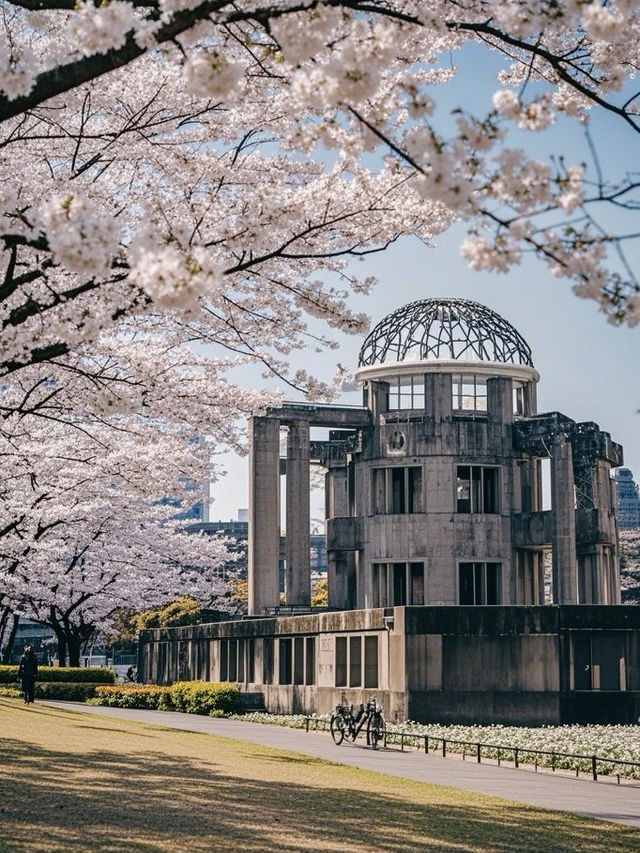 赴廣島之約，共賞四日櫻花爛漫