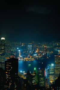 第一次嚟香港旅行，一定要去太平山頂睇夜景！
