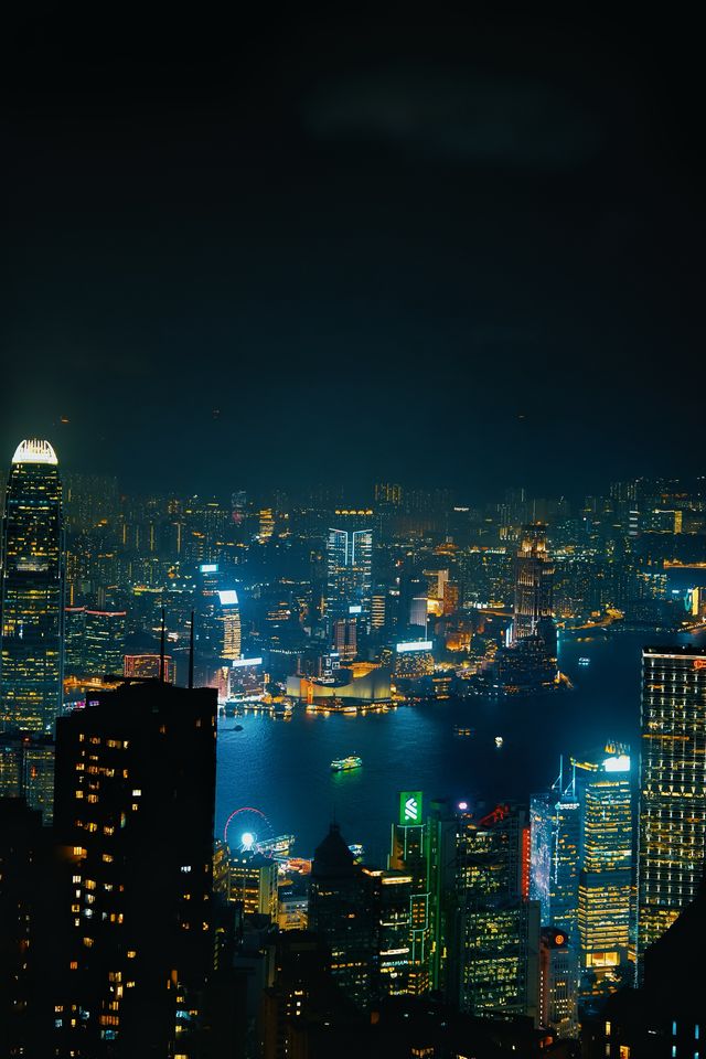 第一次嚟香港旅行，一定要去太平山頂睇夜景！