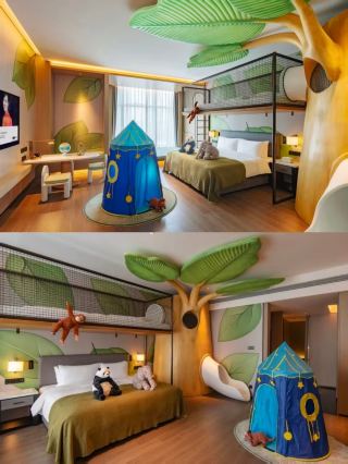 Shenzhen!! Treehouse slide family room!! It's already next level!!