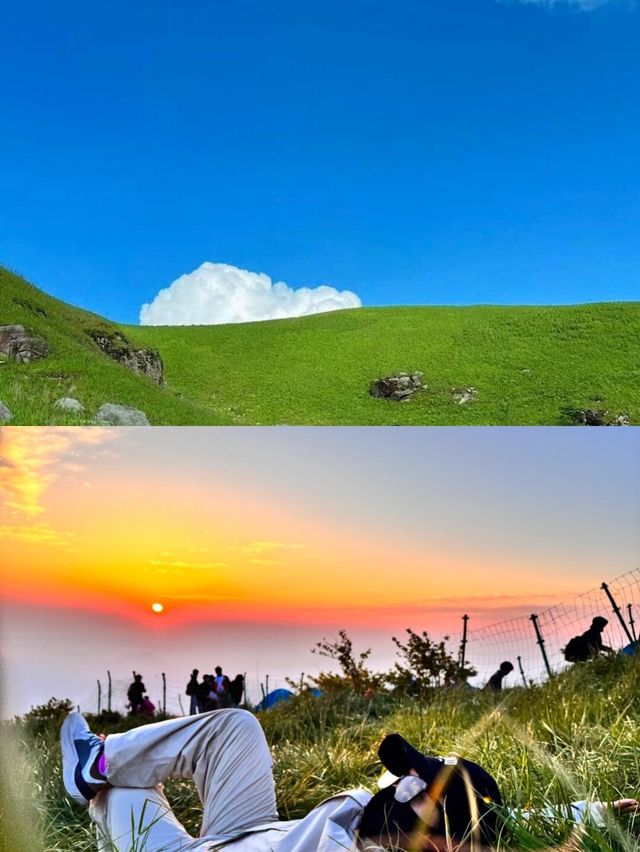 這潑天的青綠誰懂啊武功山！