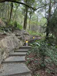 親子徒步好去處上帽峰山尋廣州早秋