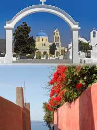 走在伊亞街道，連影子都染上了愛琴海的溫柔