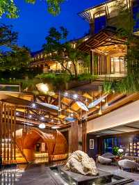 安吉這家山居酒店太好住了!溫泉、樹屋、日落全都有