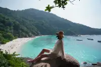 今日份斯米蘭島的超絕好天氣!