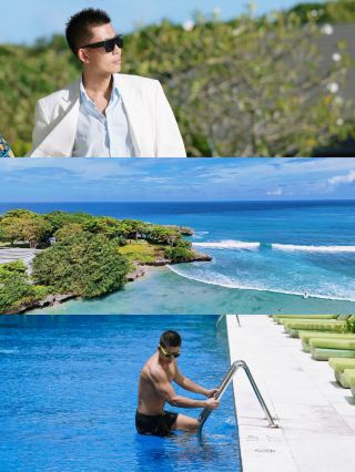 Find the relaxed island lifestyle at this stylish hotel in Bali.