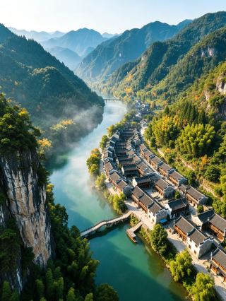 หุบเขาวั่งเซียนกู (Wangxiangu) | ดินแดนเซียนเร้นลับยามค่ำคืน เข้าชมช่วงบ่ายได้บรรยากาศดีที่สุด