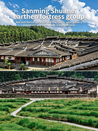 "Sanming Shuimei Earth Buildings | Ancient castles hidden in the mountains"