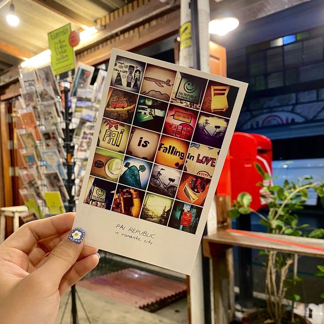 태국 시골마을 빠이에서 한국으로 엽서 보내기📮