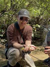 澳洲自然野外體驗-野外河邊Fly Fishing😍不需用魚餌😱