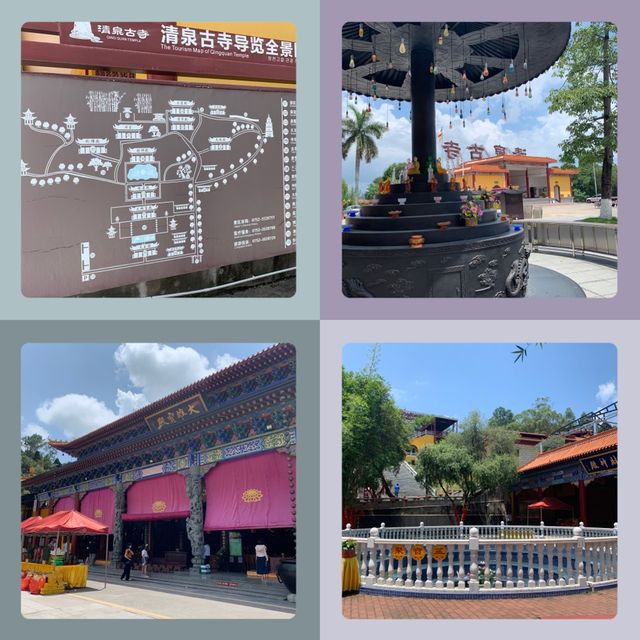 十里銀灘周邊景點：清泉古寺中的咖啡閣
