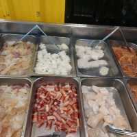 ร้านพุงกางหมูกะทะ ทะเลเผา กาญจนดิษฐ์