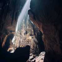 Back in time at Niah Caves.