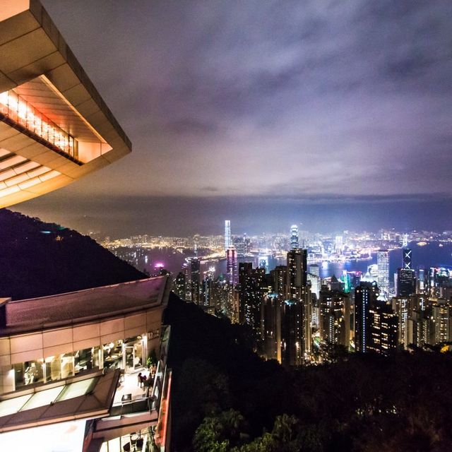 Hong Kong High Panorama View at Victoria Peak