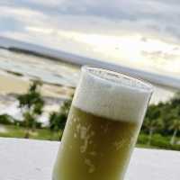 沖縄🏝久米島の海の玄関口⛴ 兼城港ターミナルで久米島ビール🍺