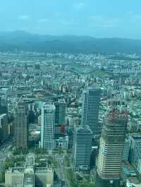 台湾　台湾観光　台北101展望台からの景色は圧巻！
