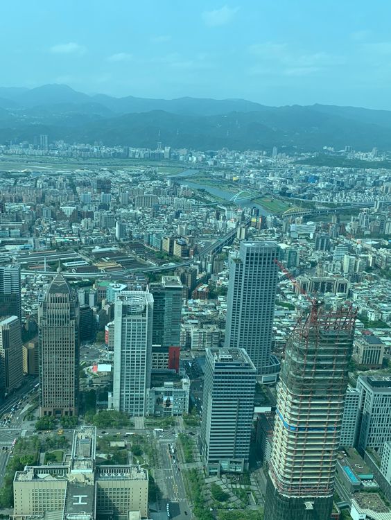 台湾　台湾観光　台北101展望台からの景色は圧巻！