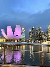 Singapore after sunset