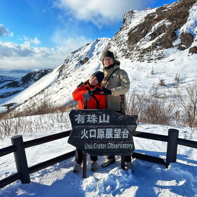 🏔️Immerse yourself in the serenity of Mount Usu in Hokkaido