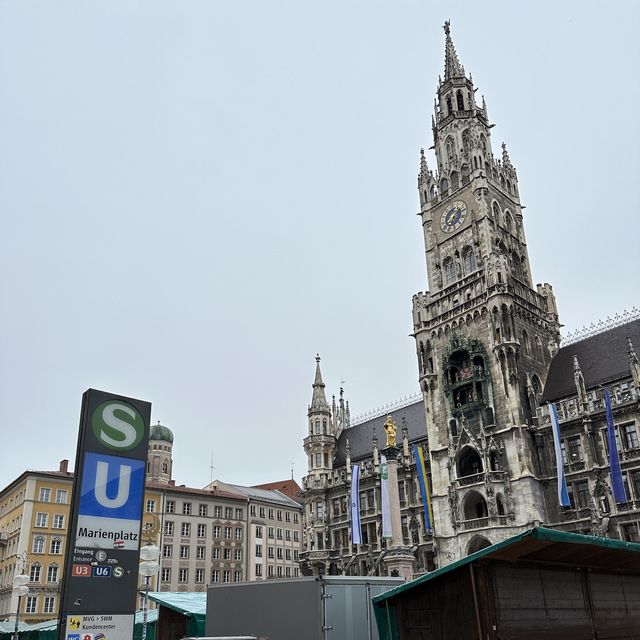 Marienplatz, heart of the city of Munich