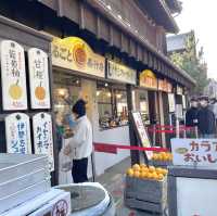 น้ำส้มคั้นสดจากลูก ร้าน まるごと果汁店 จ.มิเอะ