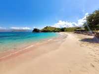 The Pink Beach in Indonesia