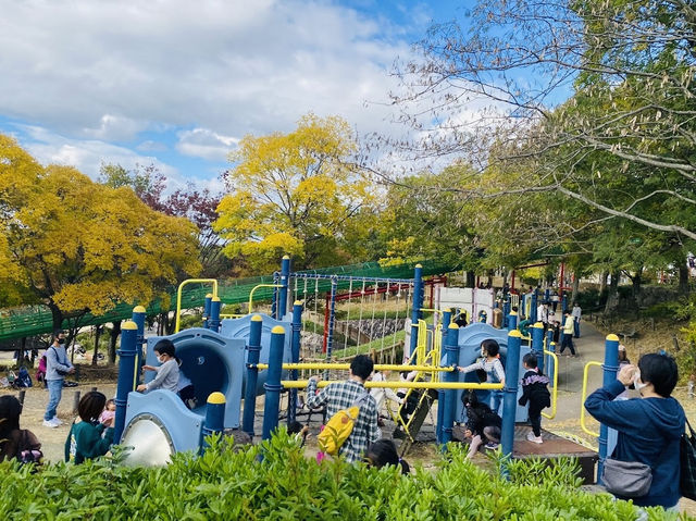 Endless loop of children sliding 