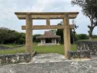 沖縄・石垣島。『オヤケアカハチの像と碑』